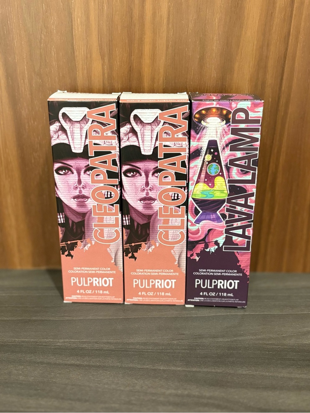 Pulp Riot 2 Cleopatra & Lava Lamp Hair Colors